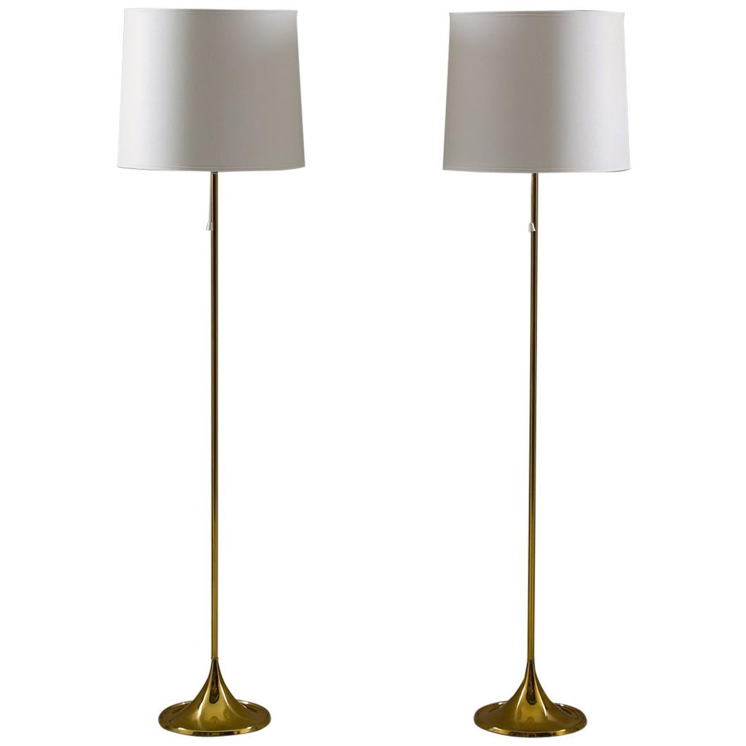 Scandinavian Floor Lamps by A. Svensson and Y. Sandström for Bergboms, Sweden