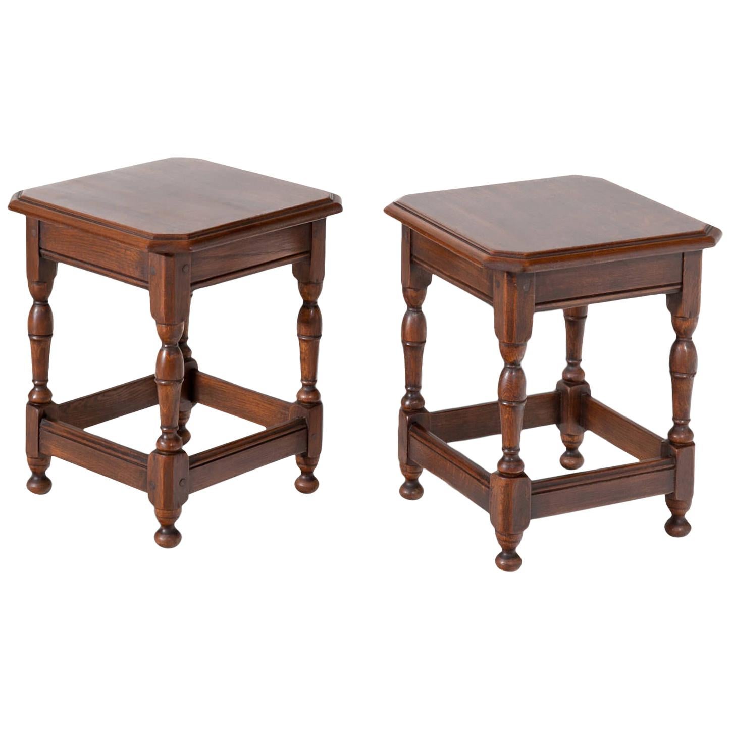 Pair of Side Tables, 19th-20th Century