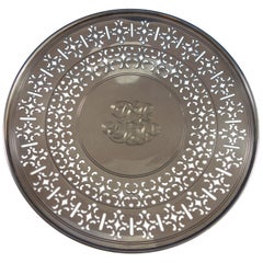 Plato para tartas de plata de ley Old French by Gorham #6032A (#2087)