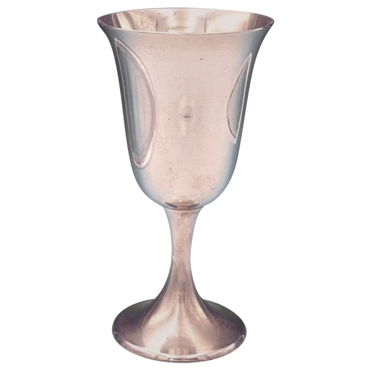 Alvin Sterling Silver Water Goblet For Sale at 1stDibs
