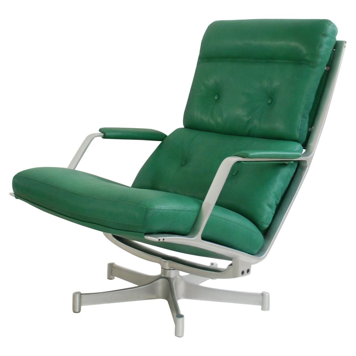 Kill International FK 85 Lounge Chair Green by Kastholm & Fabricius Kelly green