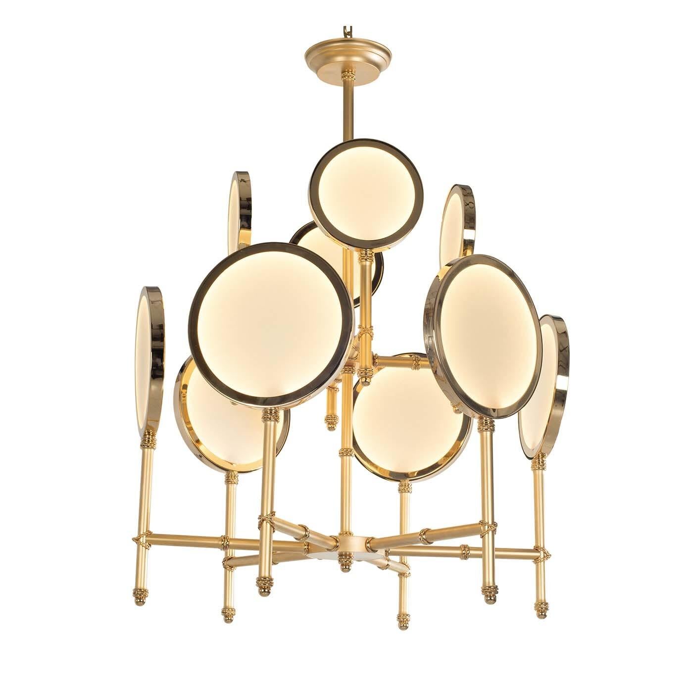 Bamboo Ring Chandelier by Antonio Ciulli & Figlio