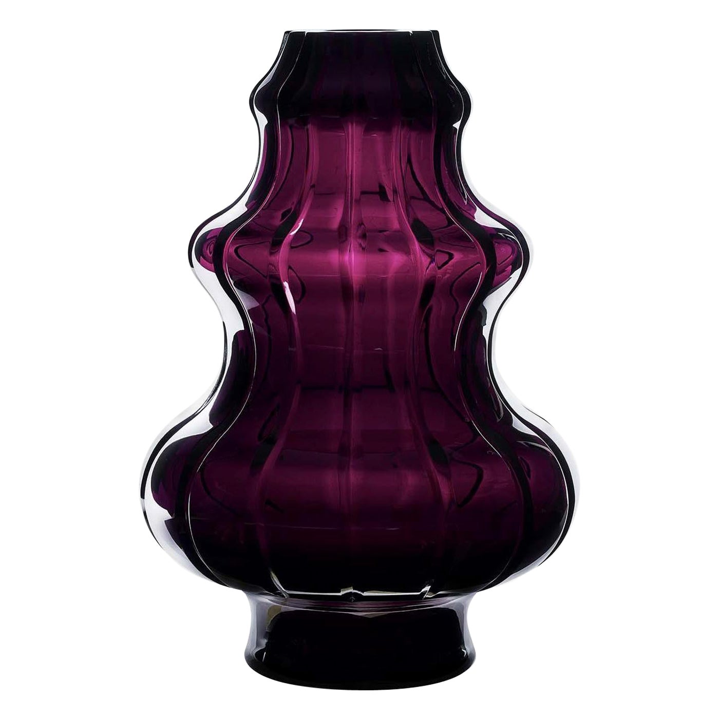 Boboda Power Amethyst Vase by Mario Cioni