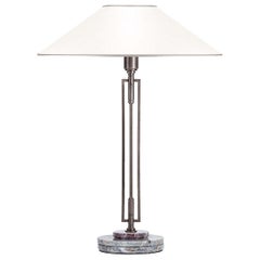 Helios Steel White and Gray Table Lamp by Acanthus