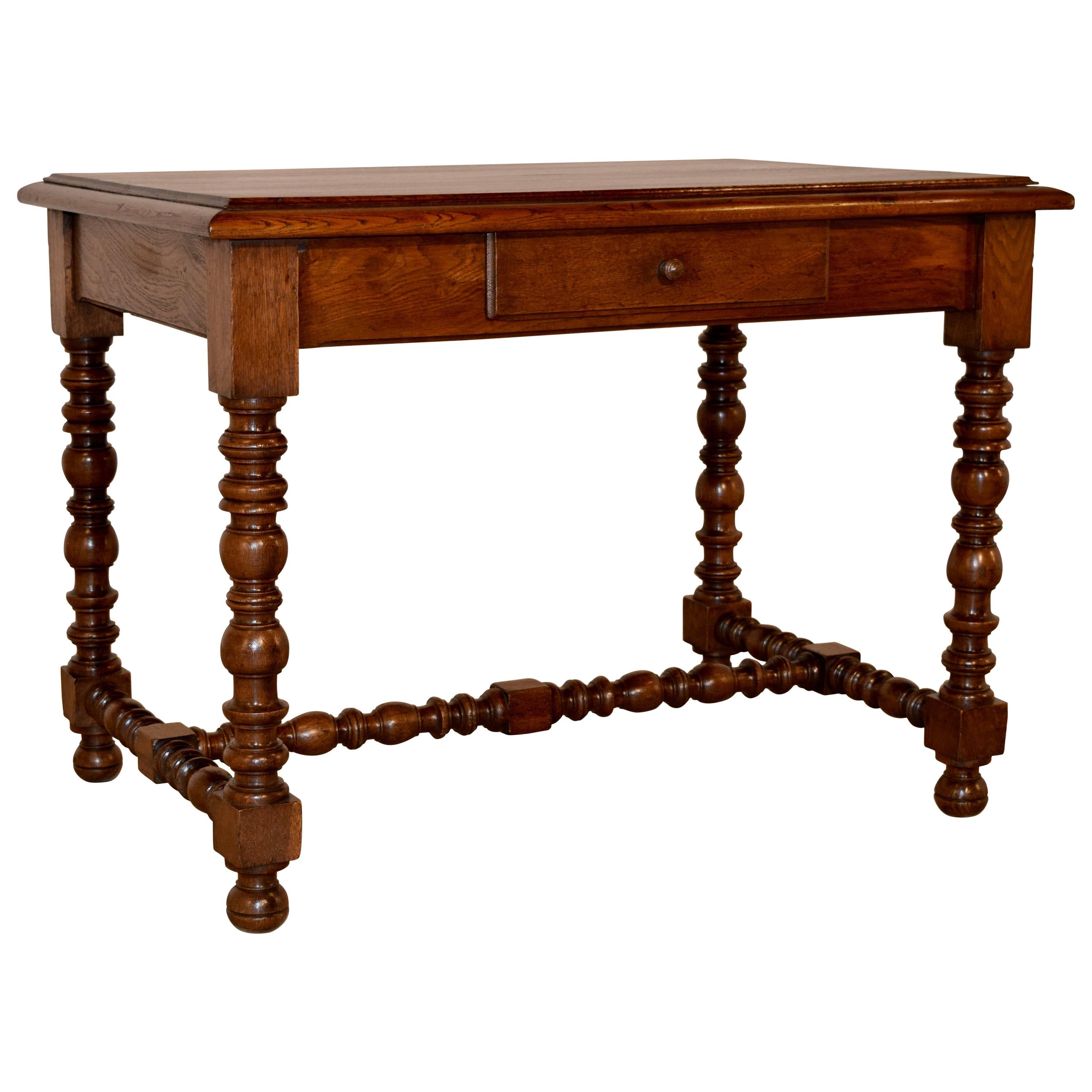 19th Century French Oak Side Table