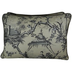 Brunschwig & Fils Chinoiserie Textile Pillows, Pair