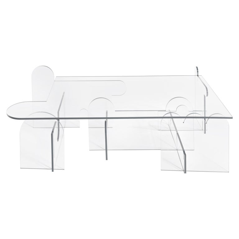 Invisible Perspective Table, Morgan Spaulding For Sale