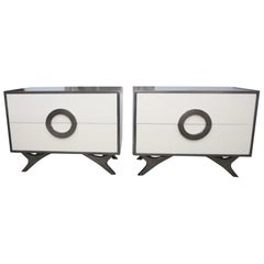 Pair of Bridges over Time originals Nightstands or End Tables