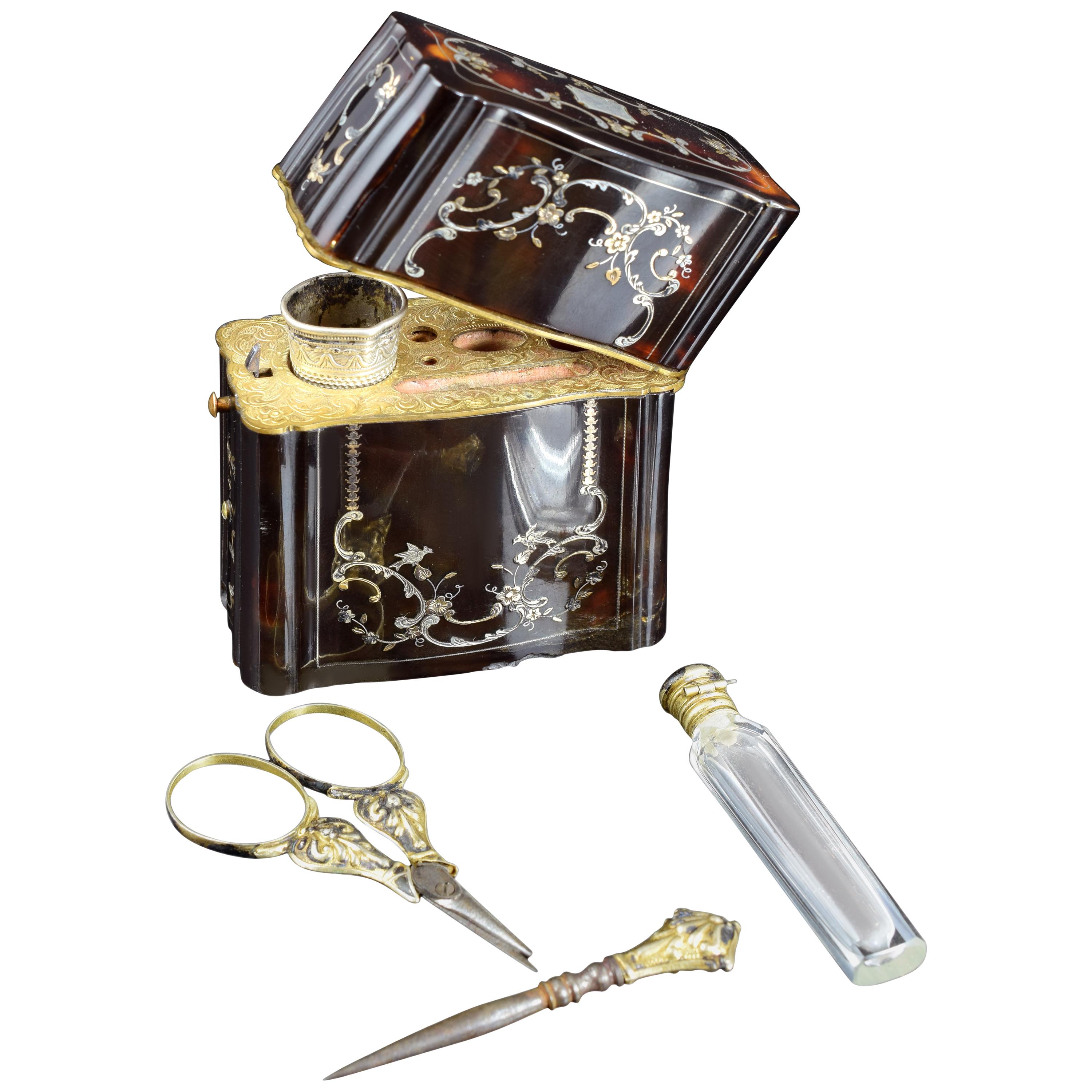 Case with Utensils, 19th Century For Sale