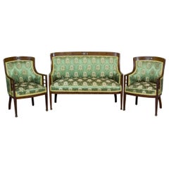 Antique Art Nouveau Living Room Set, circa 1900-1910