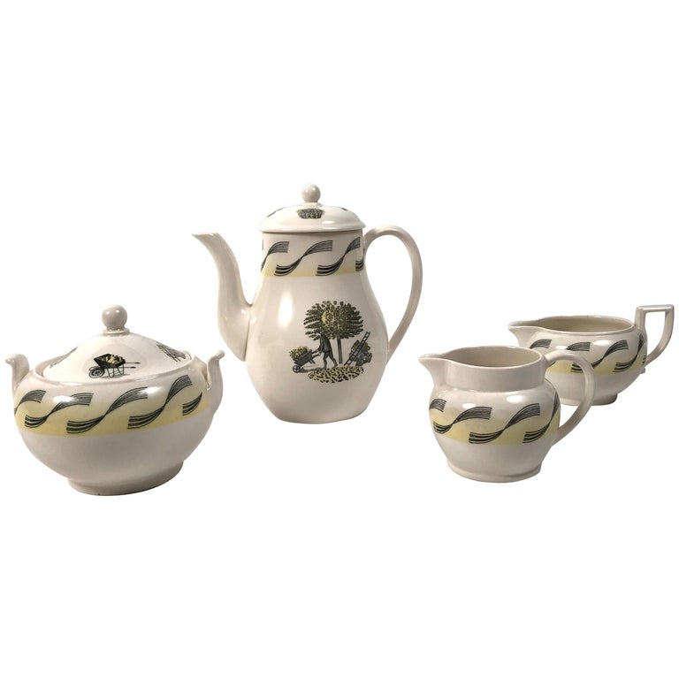 Eric Ravilious Garden Series Coffee Service for Wedgwood 1