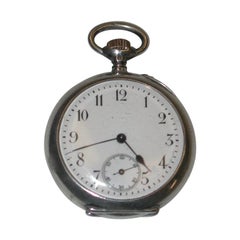 Antique Ladies Swiss Silver Pocket Watch, circa 1900