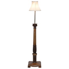 Duke & Duchess Northumberland's Estate Sale Solid Walnut Floor Standing Lamp