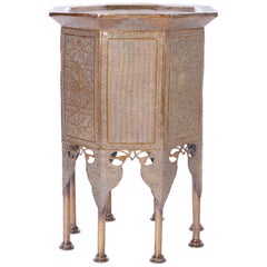 Syrian Brass Stand or Table