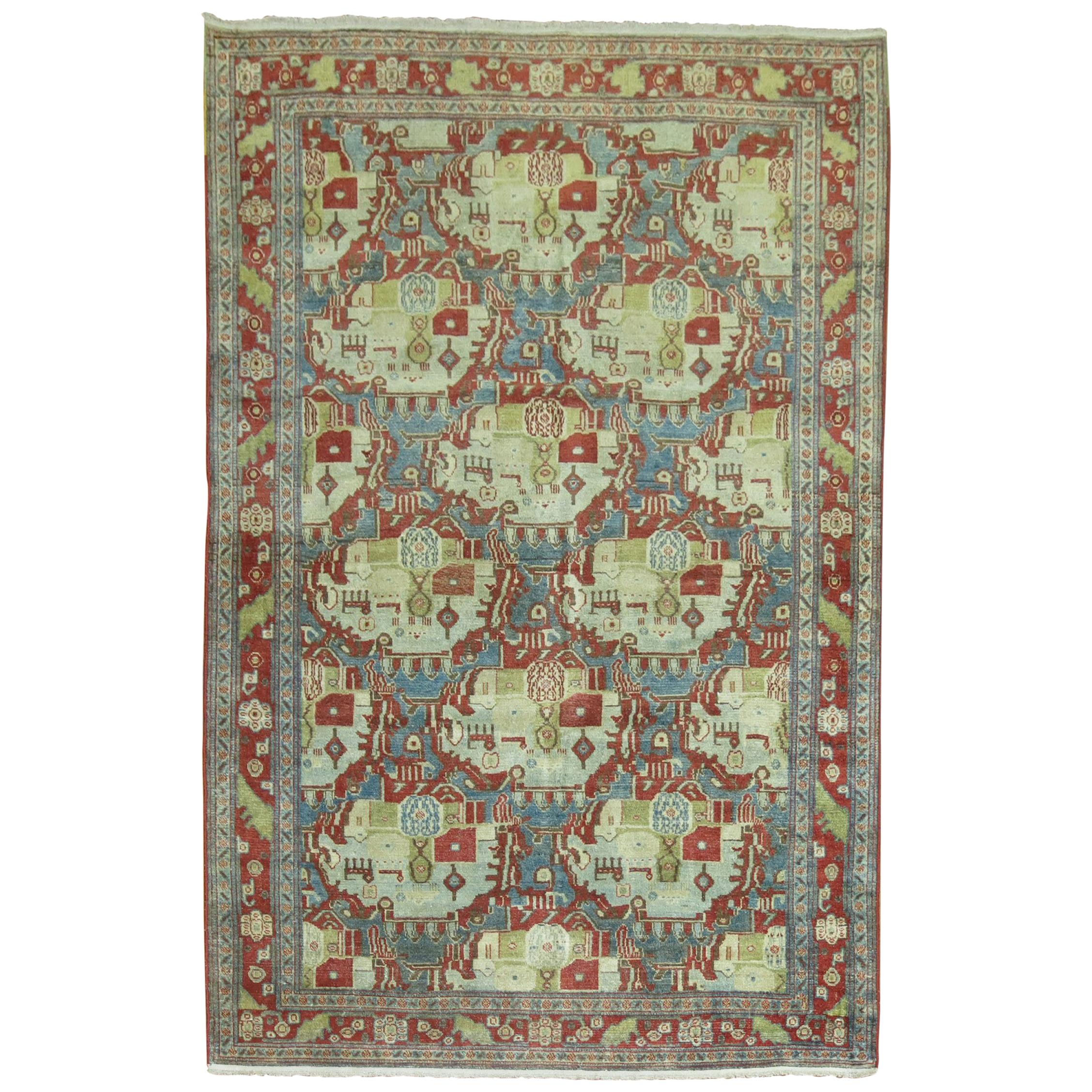 Zabihi Collection Malayer Senneh Persian Rug