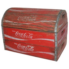 Baule rustico della Coca-Cola del XX secolo