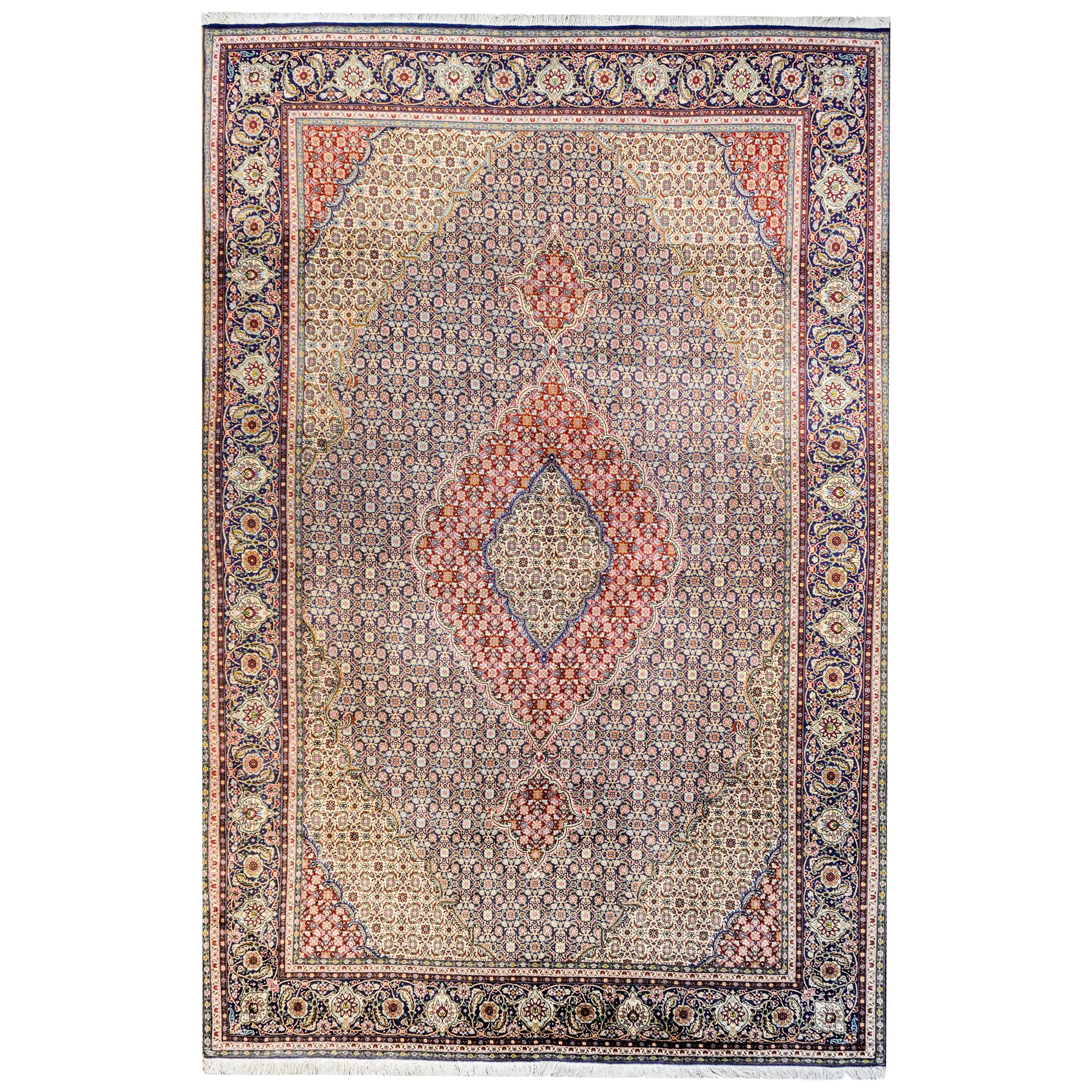 Wunderschöner persischer Täbriz-Teppich, 1960er Jahre