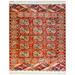Merveilleux tapis Tekeh du début du 20e siècle