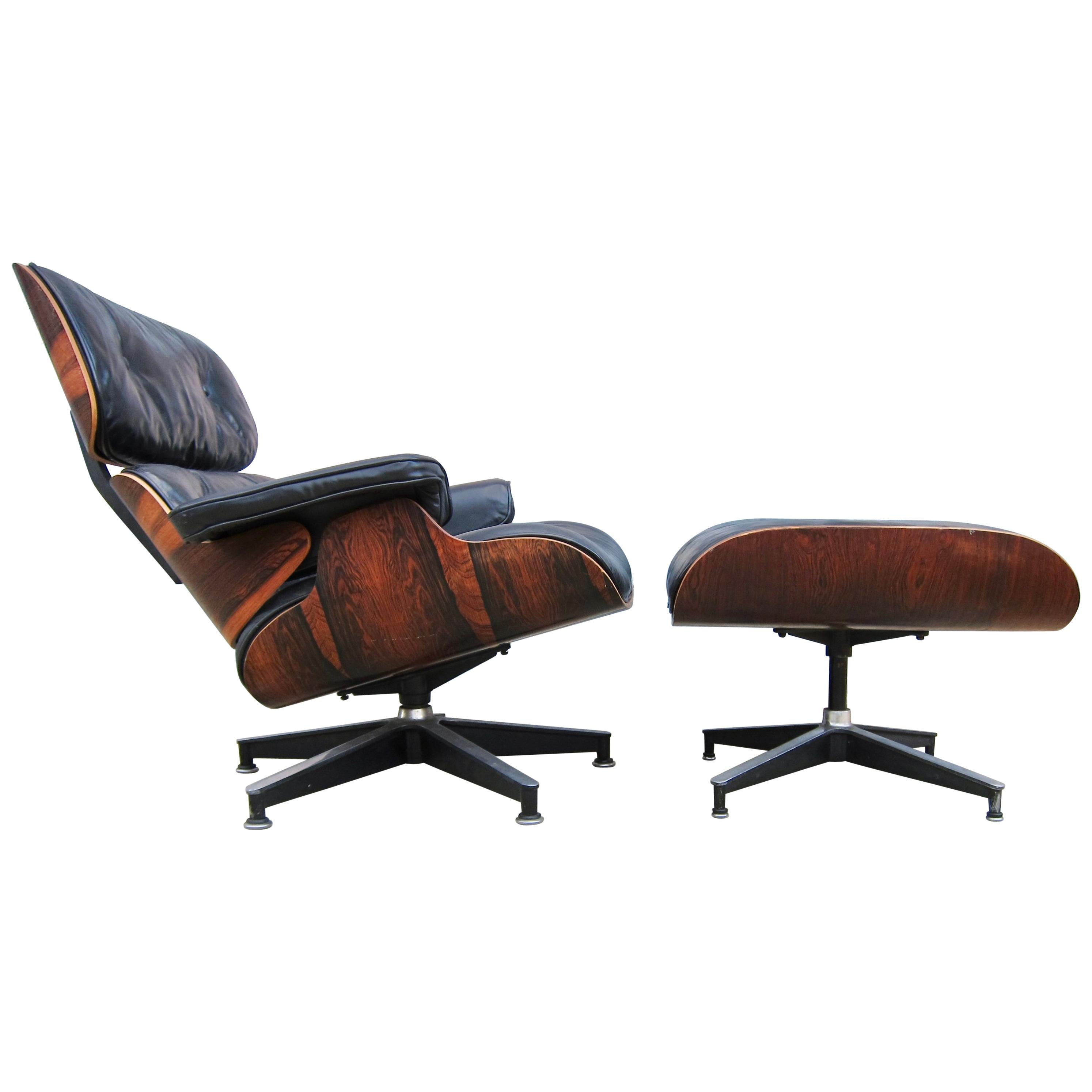 Spectacular Herman Miller Eames Lounge Chair and Ottoman