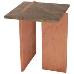 Inlay Marble Side Table, Nick Ross