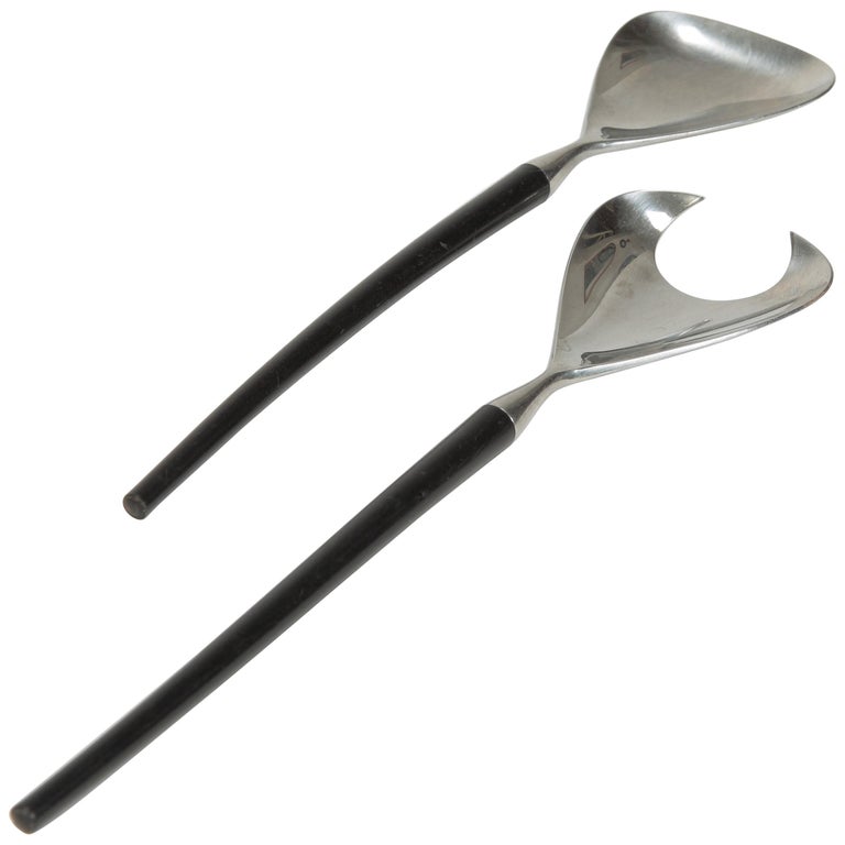 German Salad Cutlery Set WMF, 1960s at 1stDibs