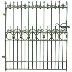 Mid-19th Century English Wrought Iron Pedestrian Gate