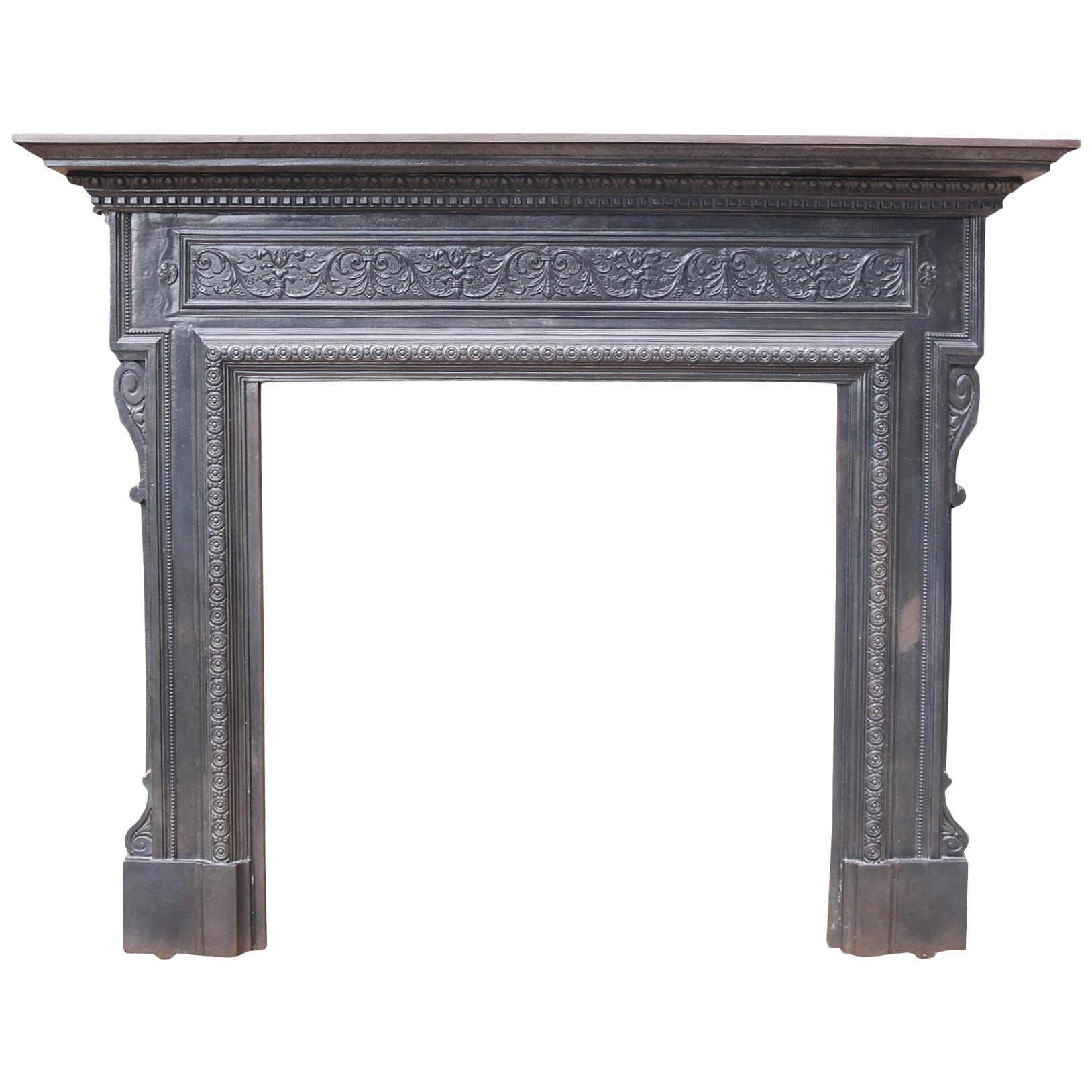 Reclaimed Antique Cast Iron Fireplace