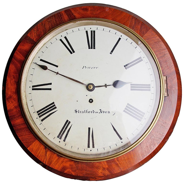 Early 19th Century Pearson of Stratford Upon Avon Clock at 1stDibs