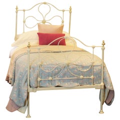 Mid-Victorian Bed in Cream, MS32