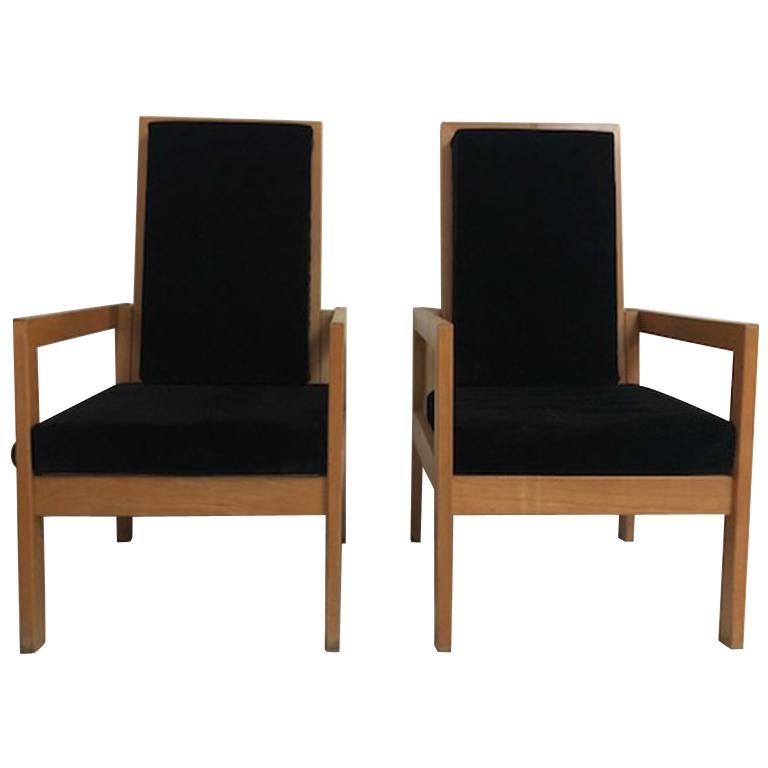 Two Armchairs by André Sornay, circa 1950 For Sale