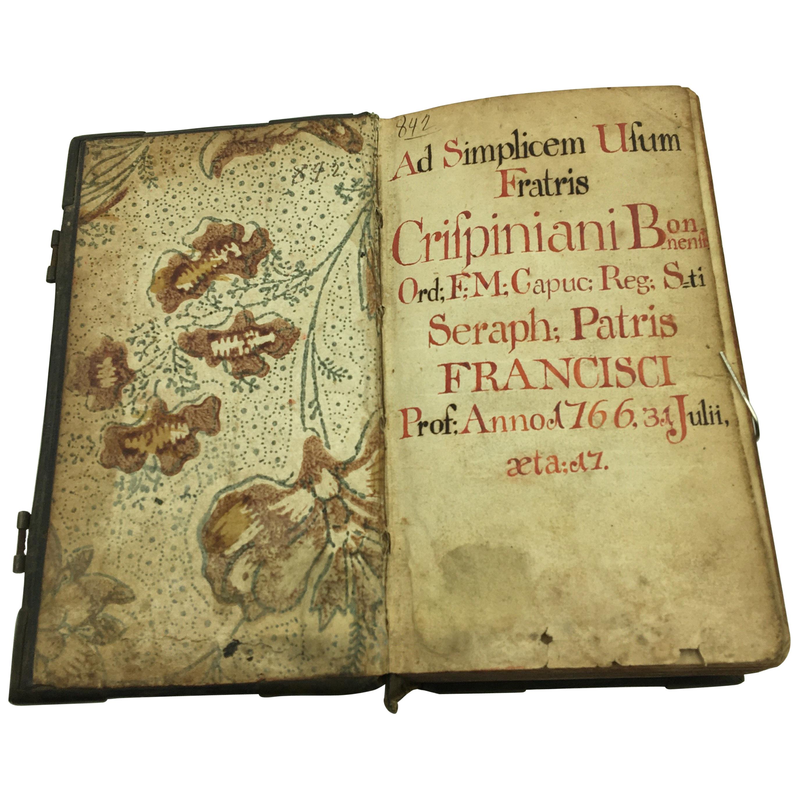 Breviary for Friars Minor of the Tertiary Order of Capuchin Friars 600 For Sale