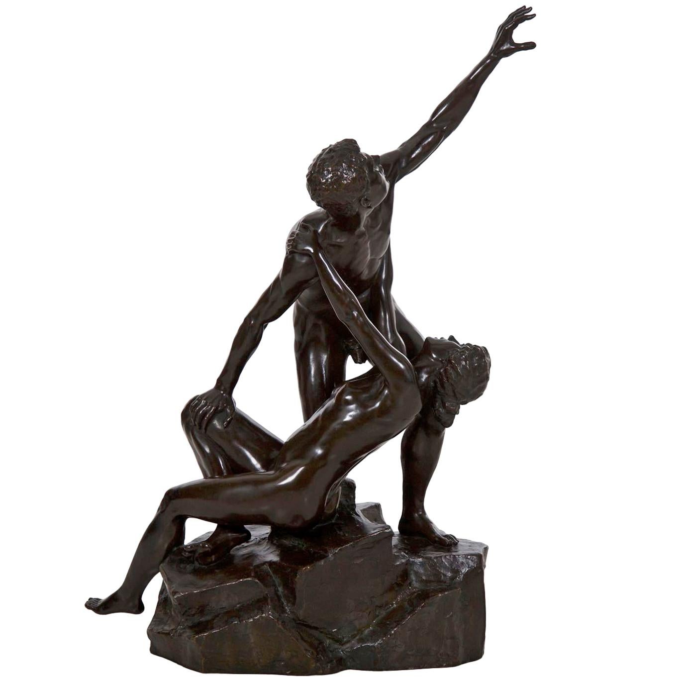 Antique Art Deco Bronze Sculpture by Else Fürst, (German, 1878-1943)