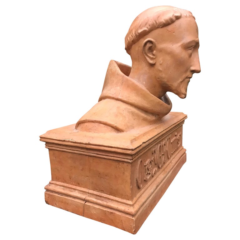 Rare and stunning Italian sculpture of a composer of famous religious music.

With pride we offer you this antique and incredibly well crafted bust of 16th century, Venetian composer Giovanni Gabrieli. This 'Renaissance man' not only is known as the