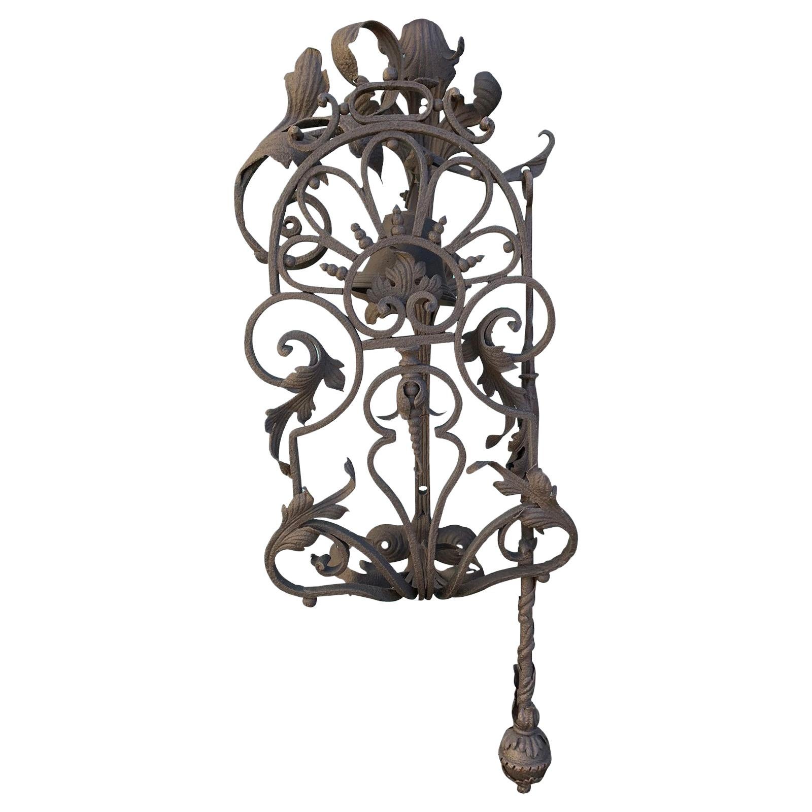 Late 19th-Early 20th Century Continental Handmade Iron Bell