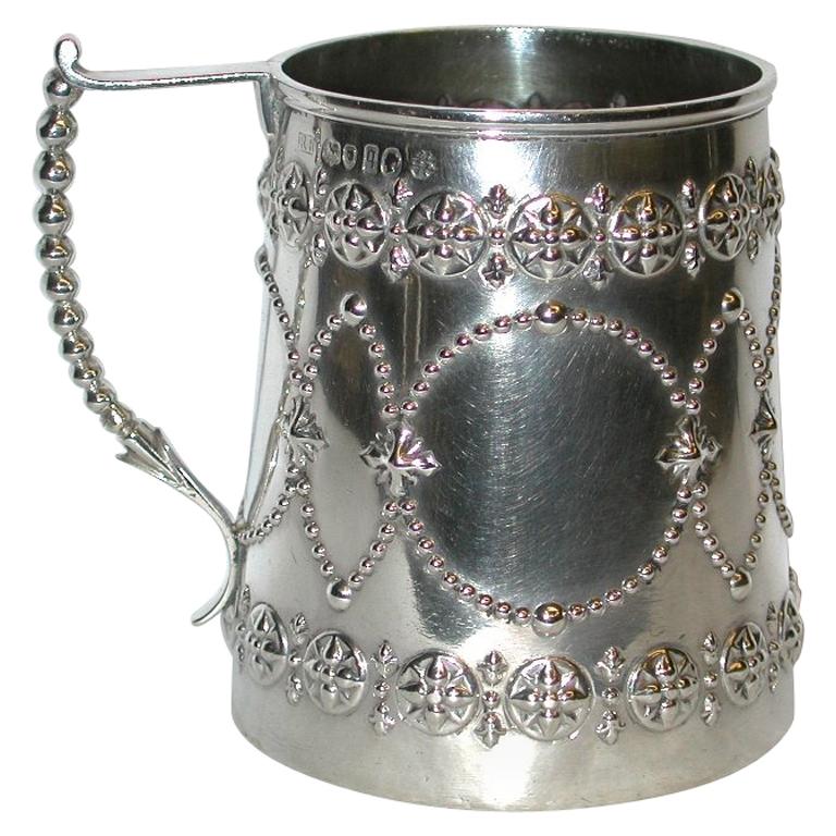 Victorian Silver Christening Cup, 1871