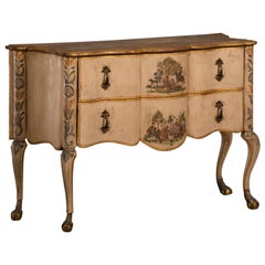Used Italian Baroque Rococo Painted Two-Drawer Chest, Italy, circa 1750