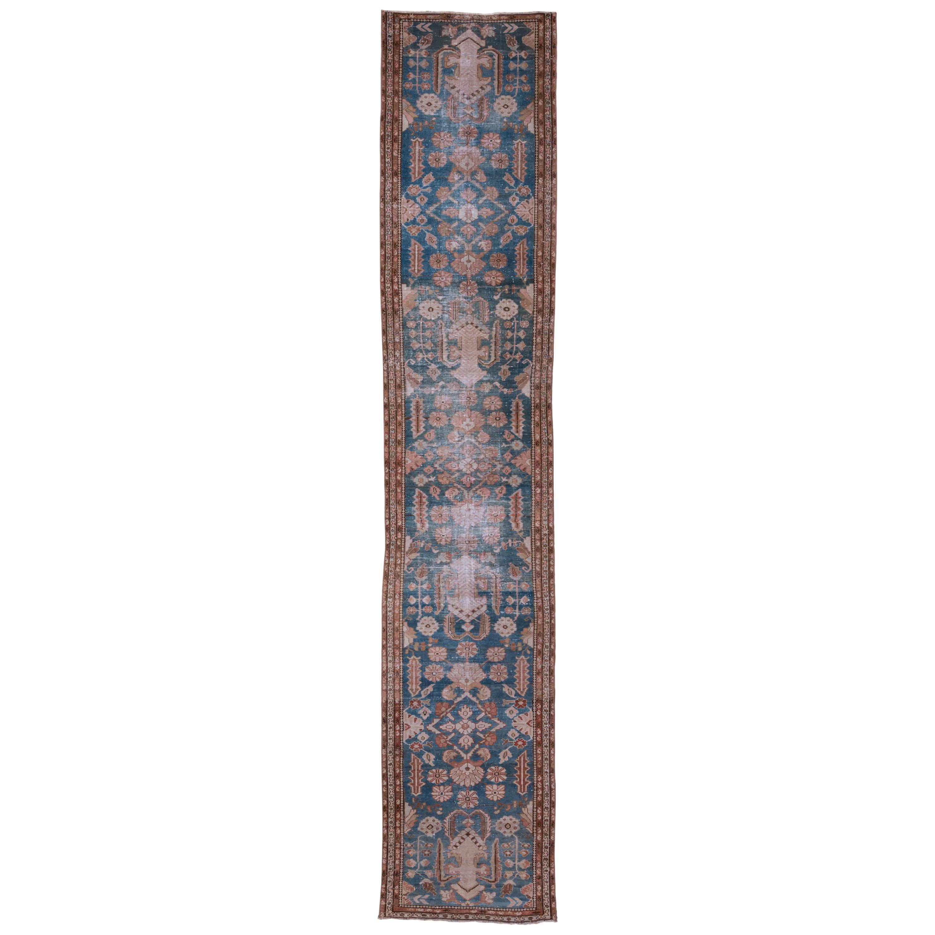 Antique Shabby Chic Malayer Runner For Sale
