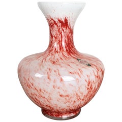 Extra Large Vintage Pop Art Opaline Florence Vase Design, Italy