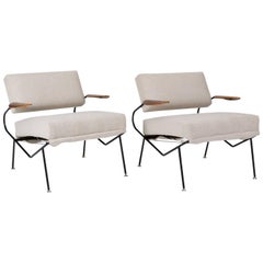 Pair of California Modern Lounge Chairs by Dan Johnson for Selig