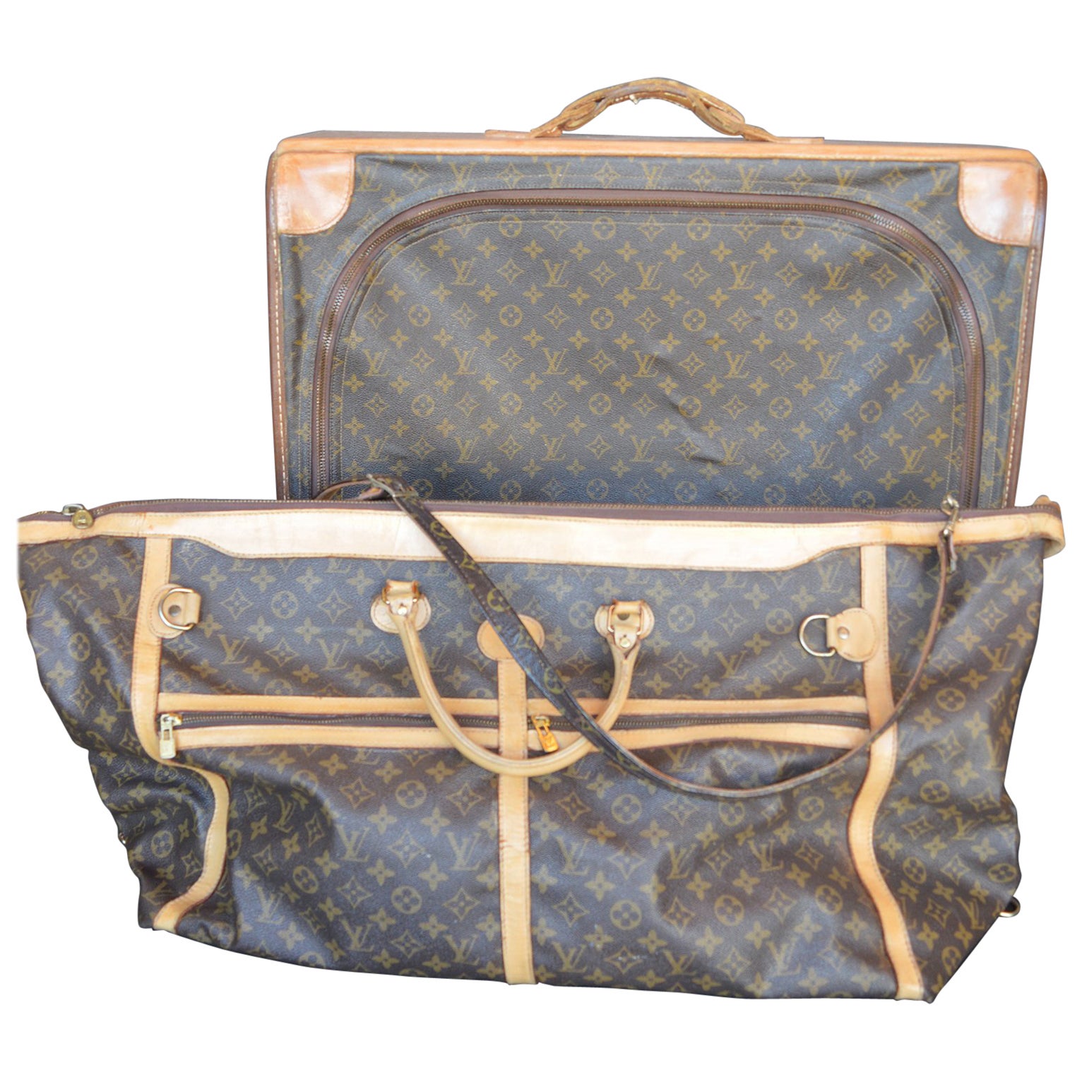 Louis Vuitton Monogram Holdall Luggage Bag For Sale at 1stDibs