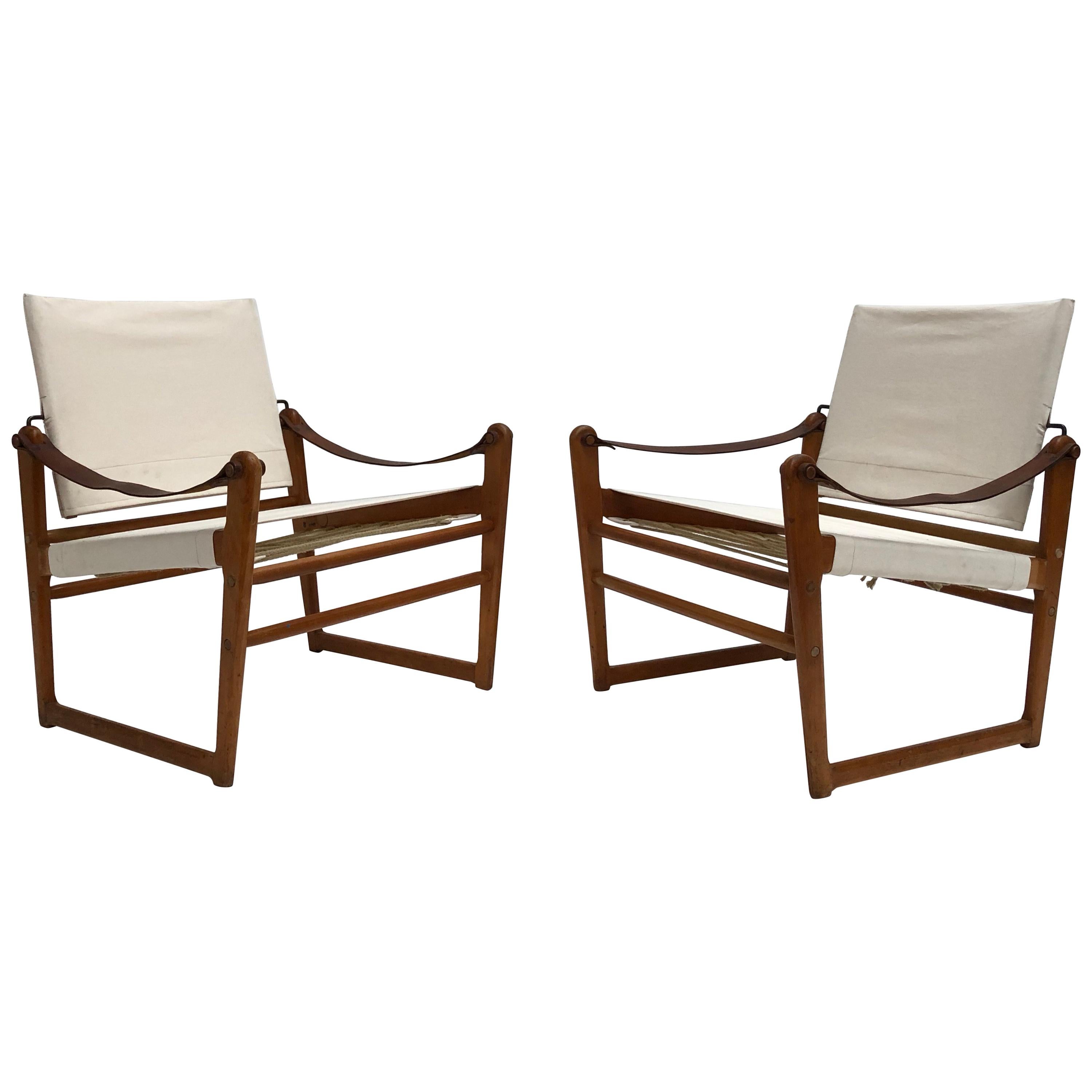 Restored 1950s Pair of "Cikada" Lounge Chairs by Bengt Ruda for Ikea, Sweden
