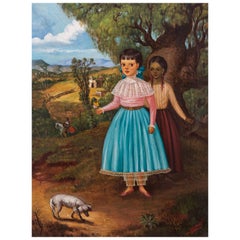 Portrait of Two Young Girls