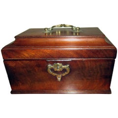 19th Century English Chippendale Style Mahogany Box