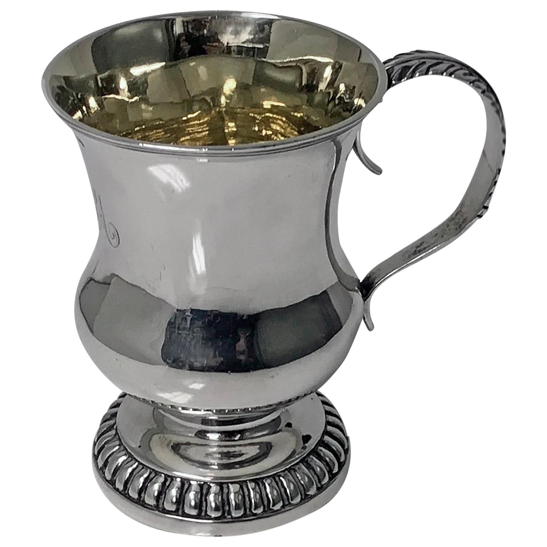 Scottish Aberdeen Georgian Silver Mug Tankard, George Booth, circa 1810-1820 For Sale