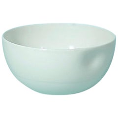 Small Dimpled Porcelain Bowl in Matte Bisque