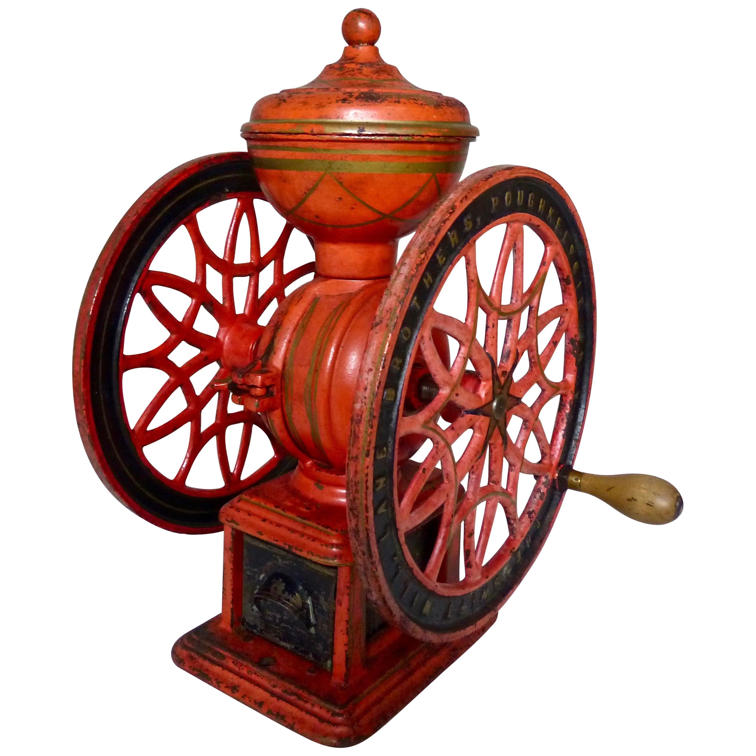 1880s Coffee Grinder by Swift Mill Lane Bros