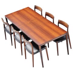 Severin Hansen Rosewood Dining Table Haslev, Denmark