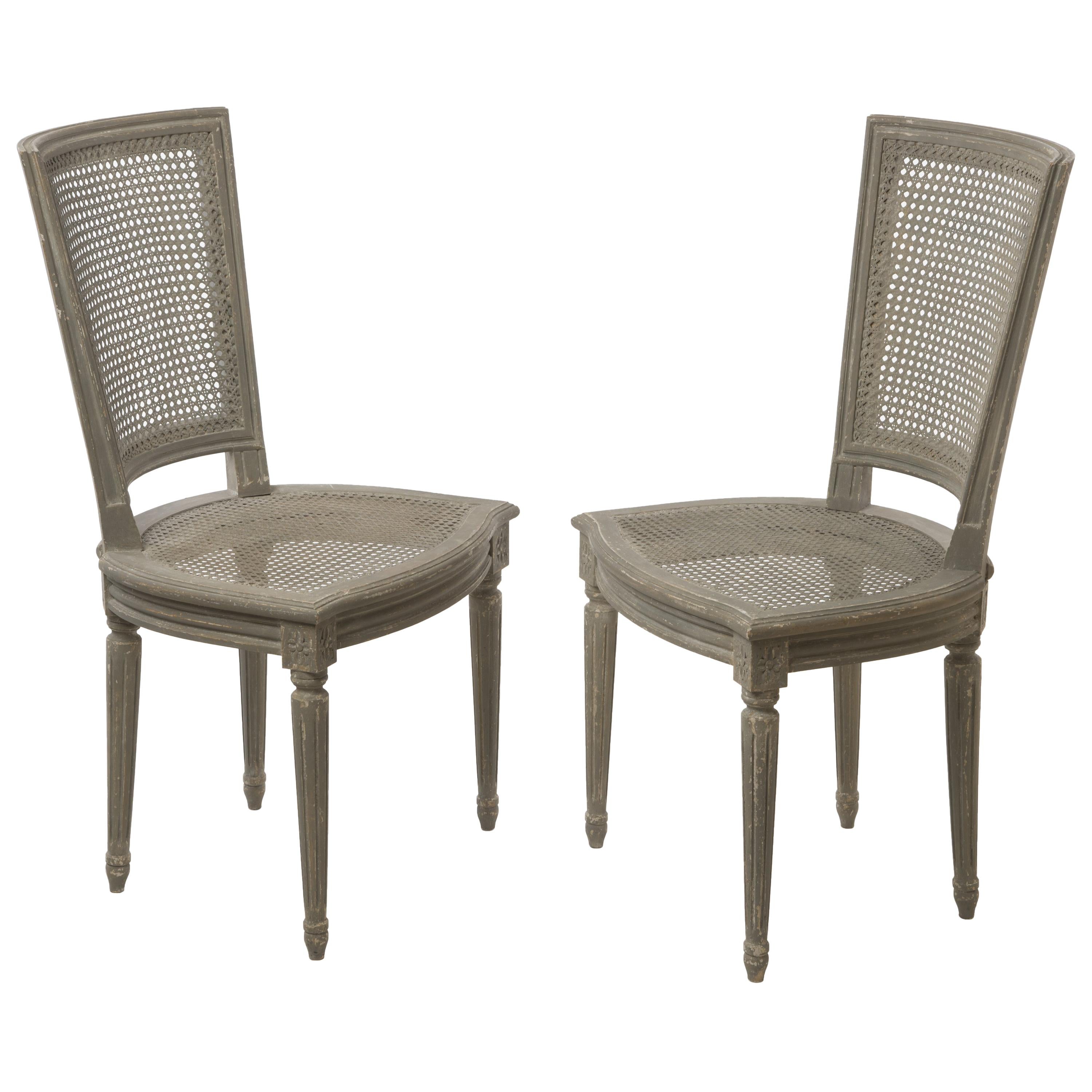 Pair of Belgian Side Chairs For Sale