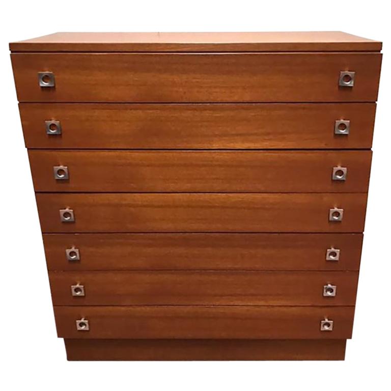 Teak Vintage Chest of Drawers Danish Design For Sale