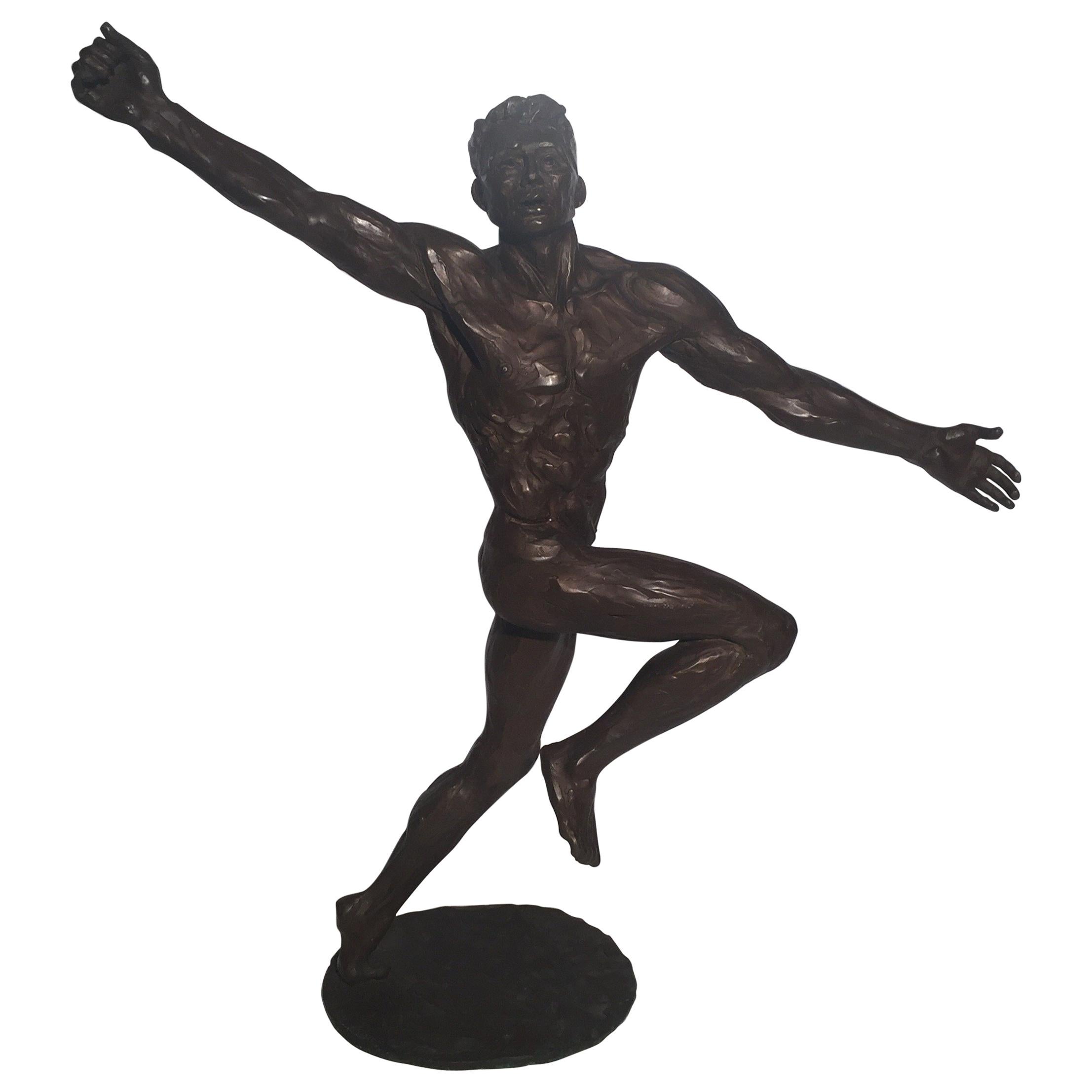 Mid-Century Modernist Bronze Sculpture by John Jones